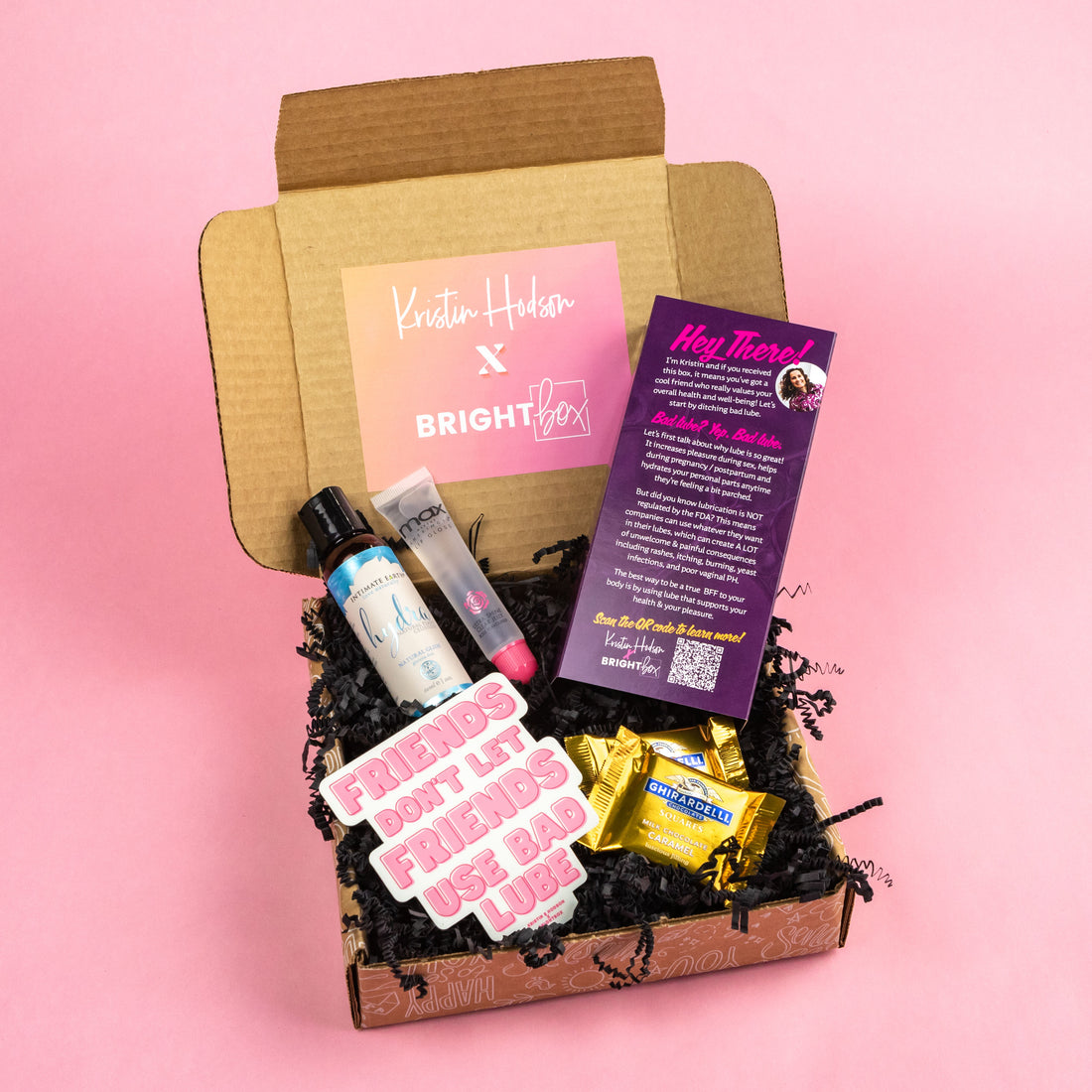 Brightbox collaboration box with Kristin Hodson called the Bestie Box