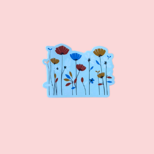 Poppy Field Sticker