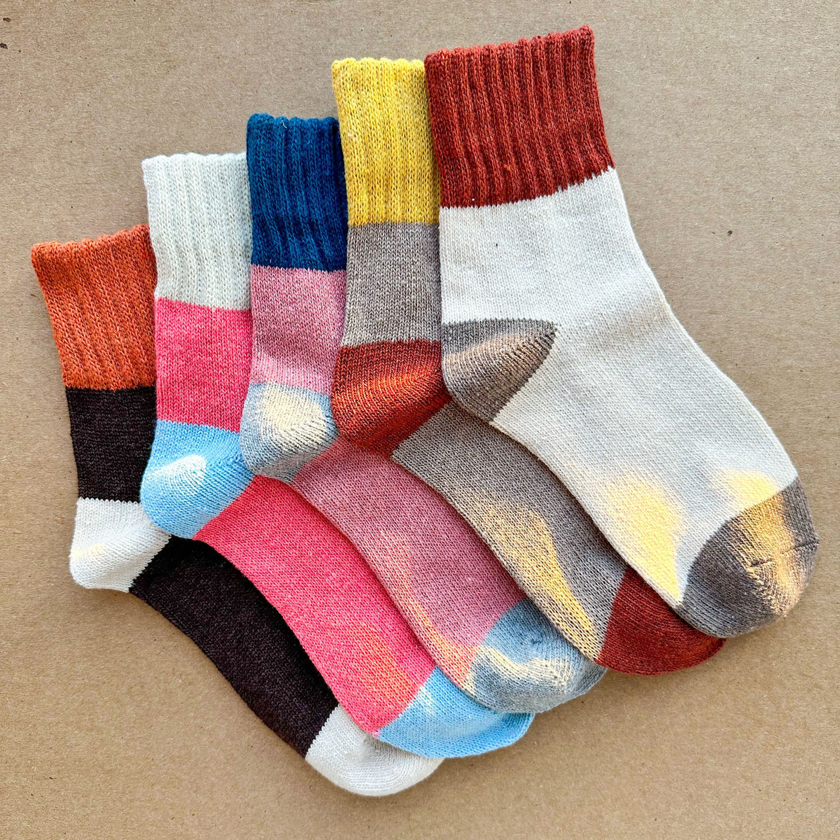Colorblock Cozy Socks