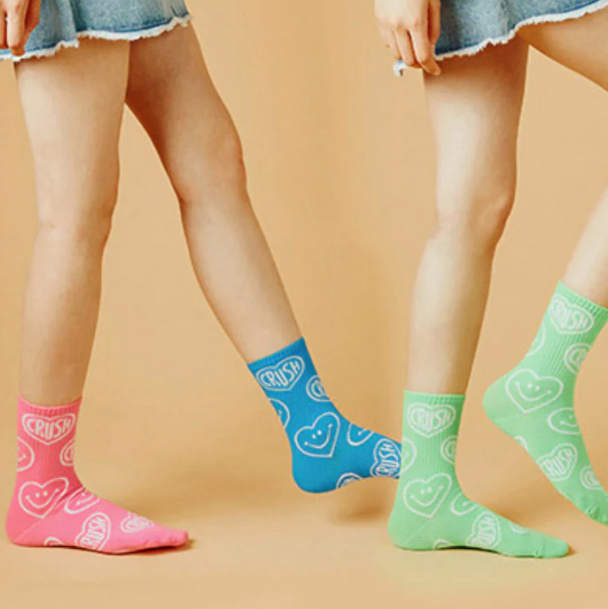 Blue CRUSH socks