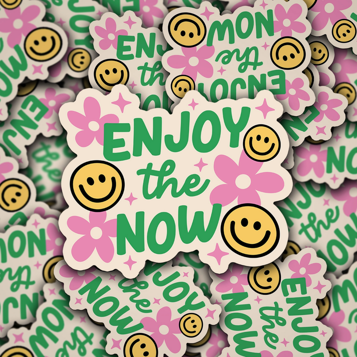 Enjoy The Now Sticker