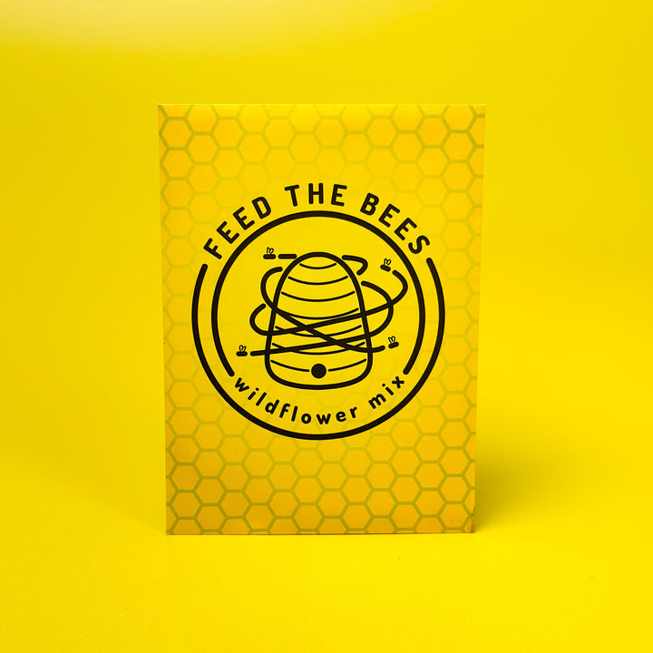Feed The Bees Wildflower Seed Packet