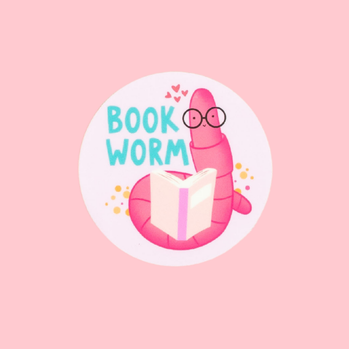 Book Worm Sticker