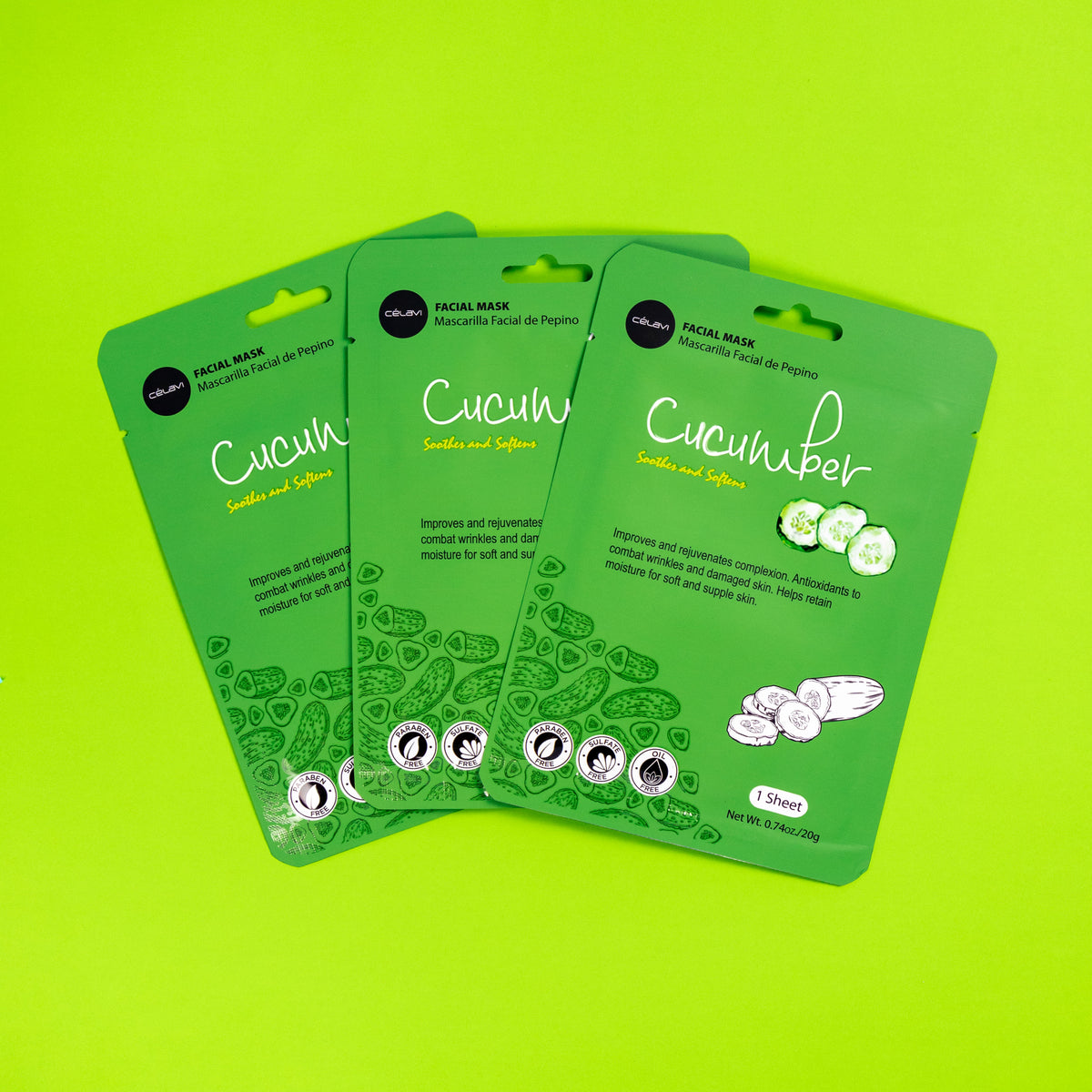 Cucumber Sheet Facemask