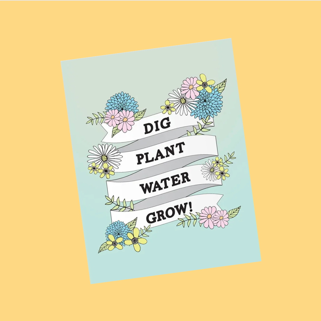 Dig, Plant, Water, Grow Seeds Goodie