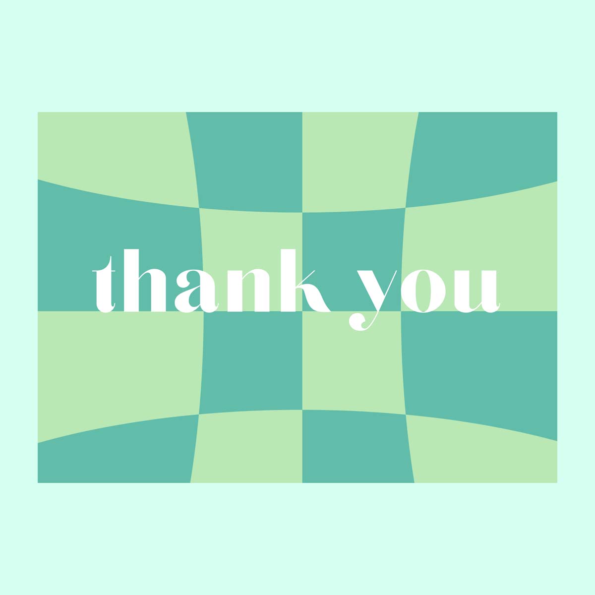 Thank You Gingham